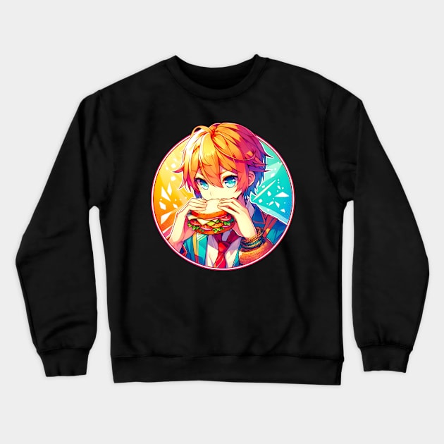 BLT Anime boy Crewneck Sweatshirt by Japanese Fever